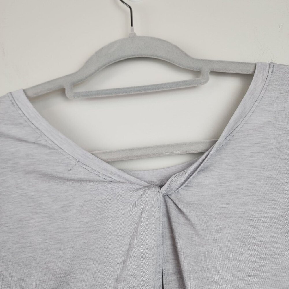 prAna Long Sleeve T-shirt Top Twist Back lightweight Fray XL women - Picture 6 of 8